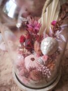 Cloche de fleurs séchées - Fleurs des sables – Image 3