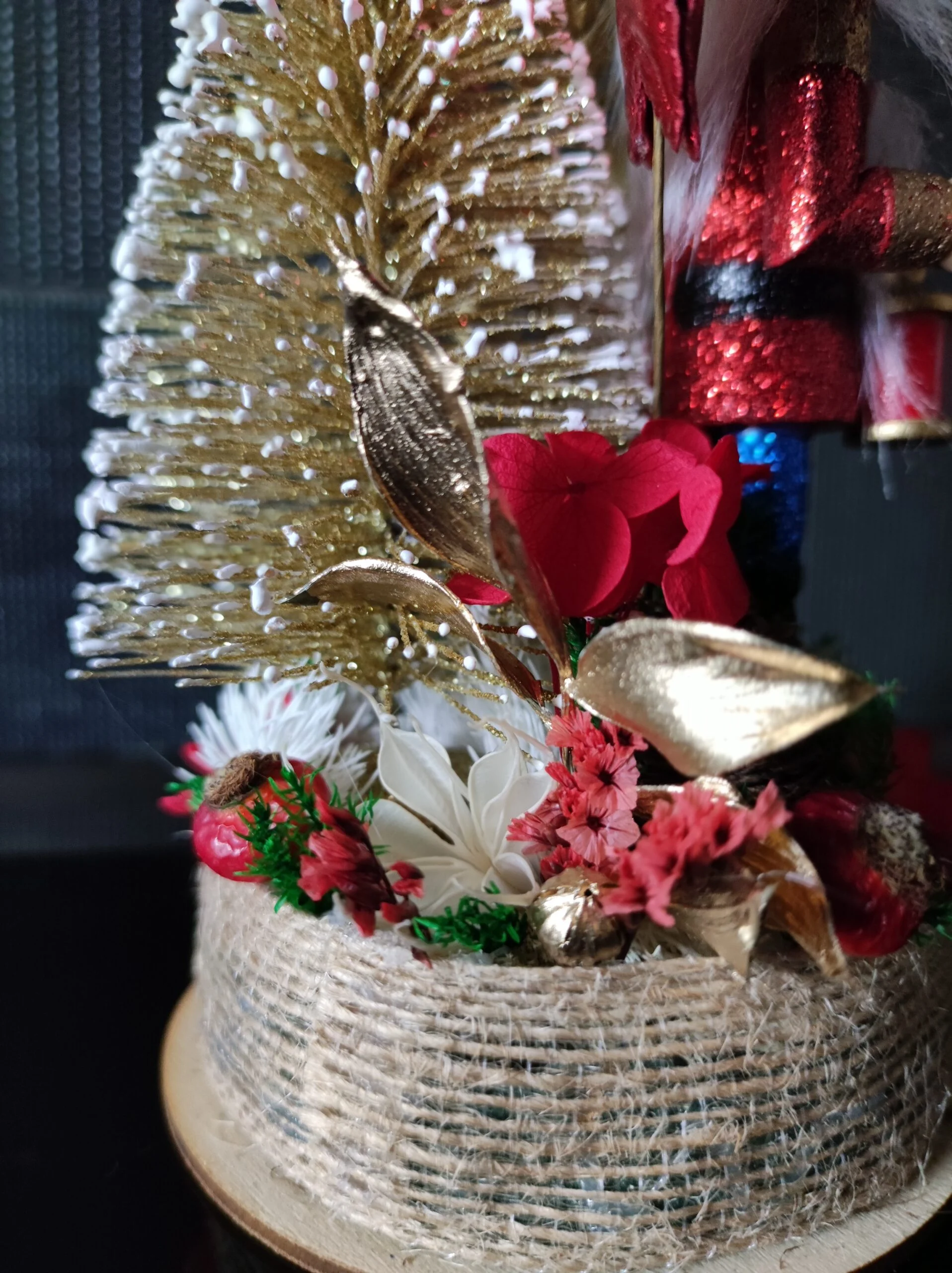 Cloche de fleurs séchées Noël, Casse-Noisette - Trépak – Image 26