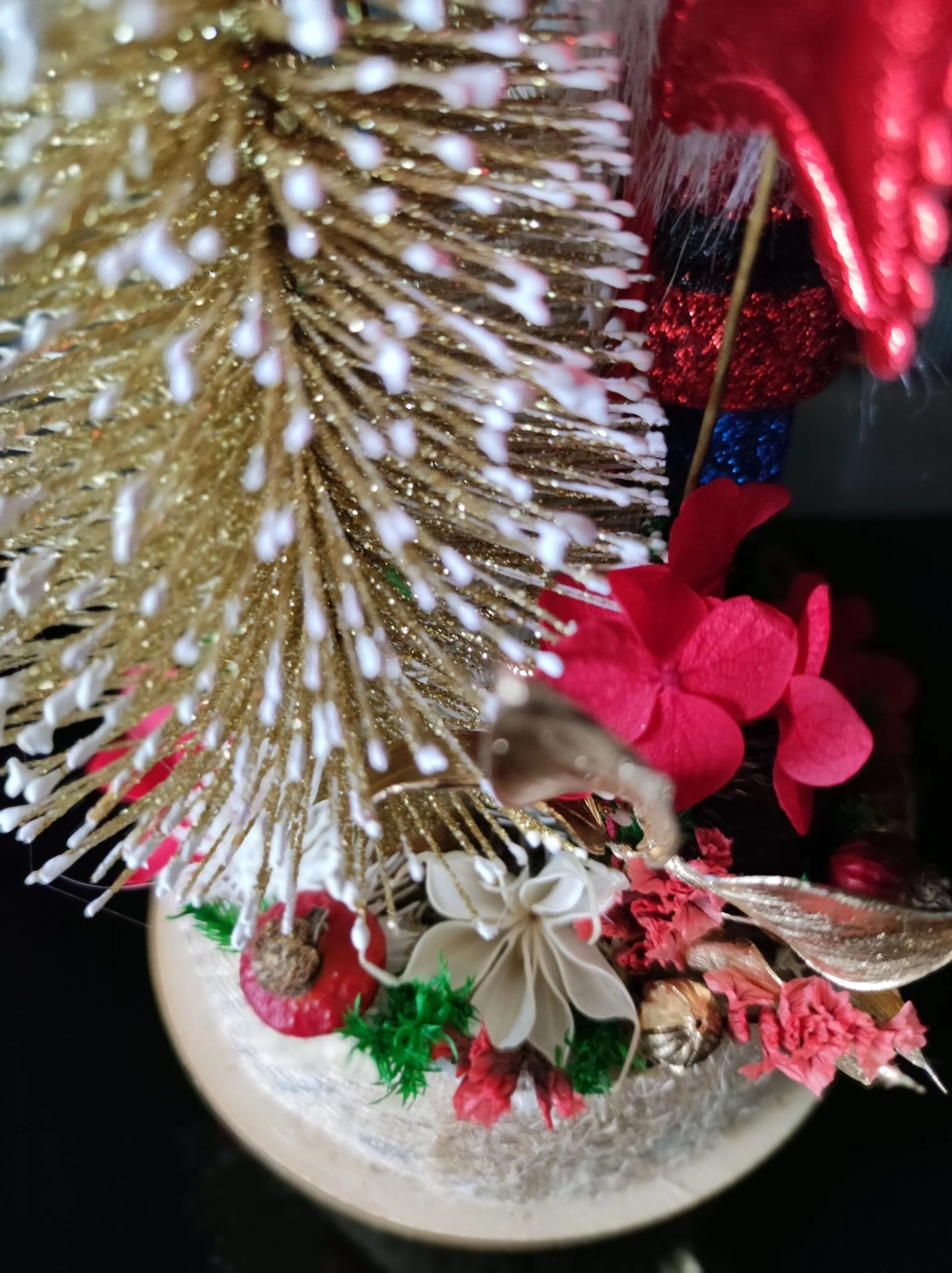 Cloche de fleurs séchées Noël, Casse-Noisette - Trépak – Image 29