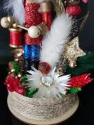 Cloche de fleurs séchées Noël, Casse-Noisette - Trépak – Image 28