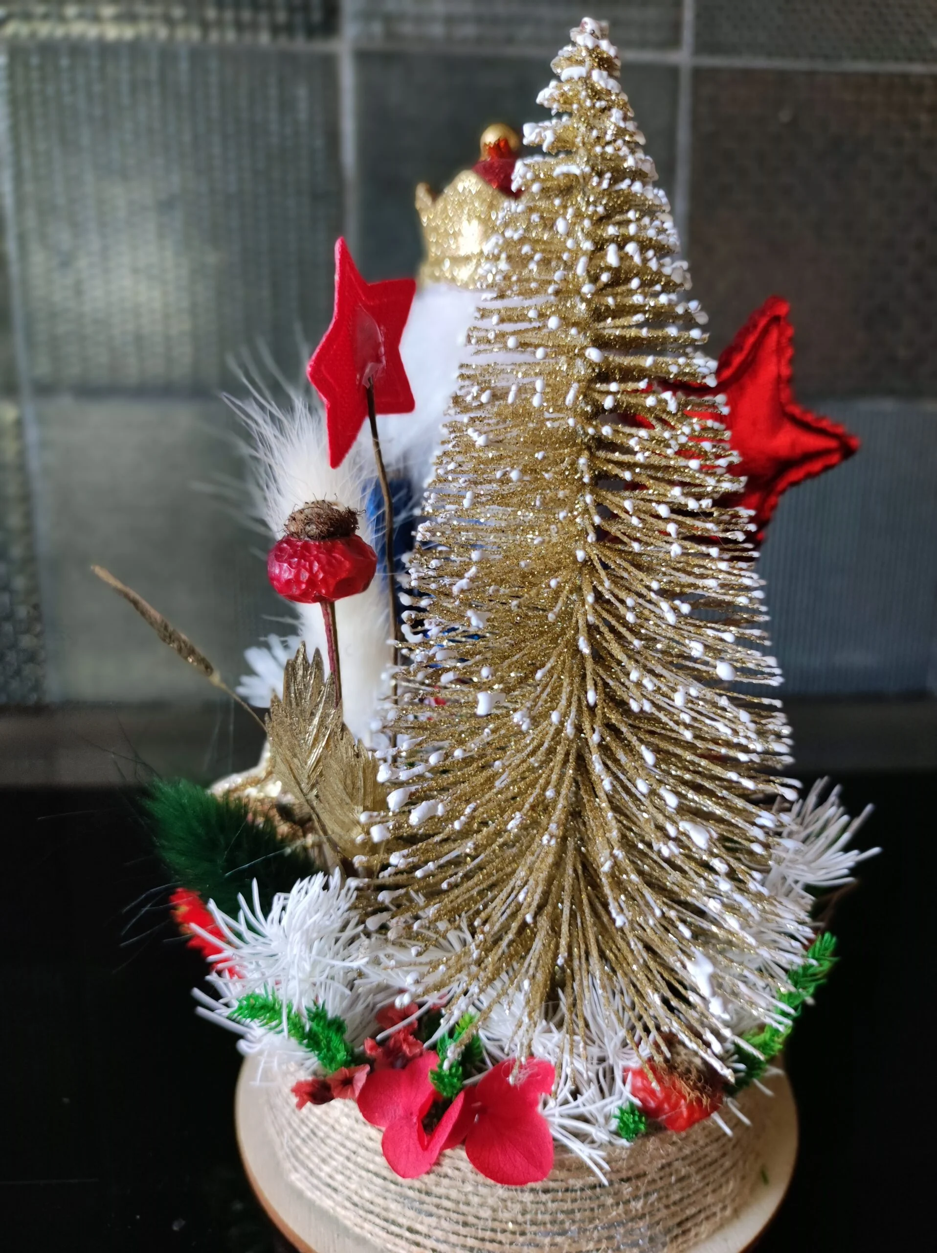 Cloche de fleurs séchées Noël, Casse-Noisette - Trépak – Image 32
