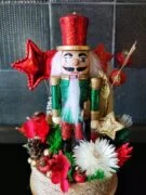 Cloche de fleurs séchées Noël, Casse-Noisette - Trépak – Image 19