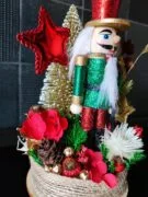 Cloche de fleurs séchées Noël, Casse-Noisette - Trépak – Image 37