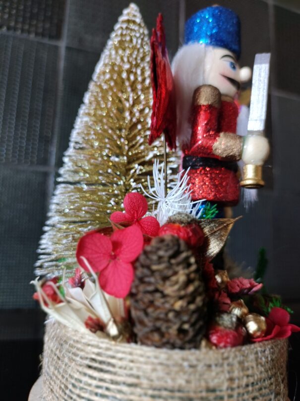 Cloche de fleurs séchées Noël, Casse-Noisette - Trépak – Image 41