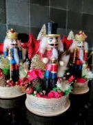 Cloche de fleurs séchées Noël, Casse-Noisette - Trépak – Image 15