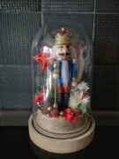 Cloche de fleurs séchées Noël, Casse-Noisette - Trépak – Image 14