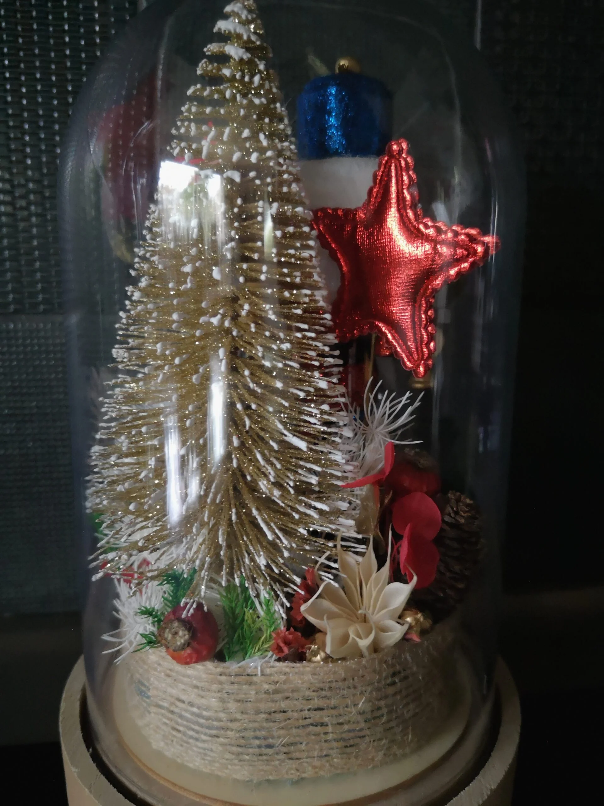 Cloche de fleurs séchées Noël, Casse-Noisette - Trépak – Image 47