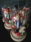 Cloche de fleurs séchées Noël, Casse-Noisette - Trépak – Image 45
