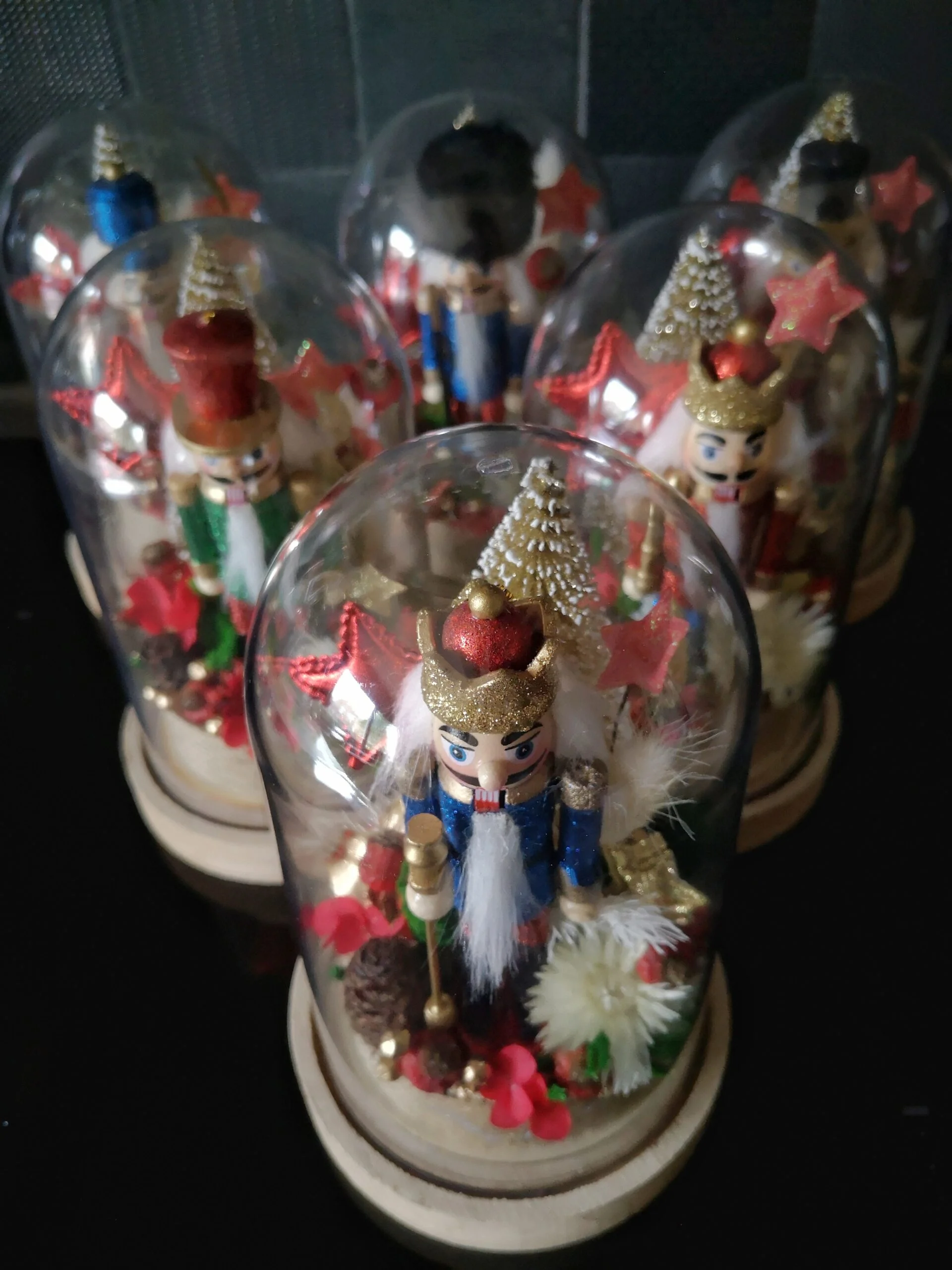 Cloche de fleurs séchées Noël, Casse-Noisette - Trépak – Image 48