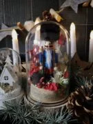 Cloche de fleurs séchées Noël, Casse-Noisette - Trépak – Image 23