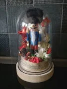 Cloche de fleurs séchées Noël, Casse-Noisette - Trépak – Image 6