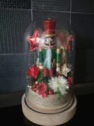 Cloche de fleurs séchées Noël, Casse-Noisette - Trépak – Image 8