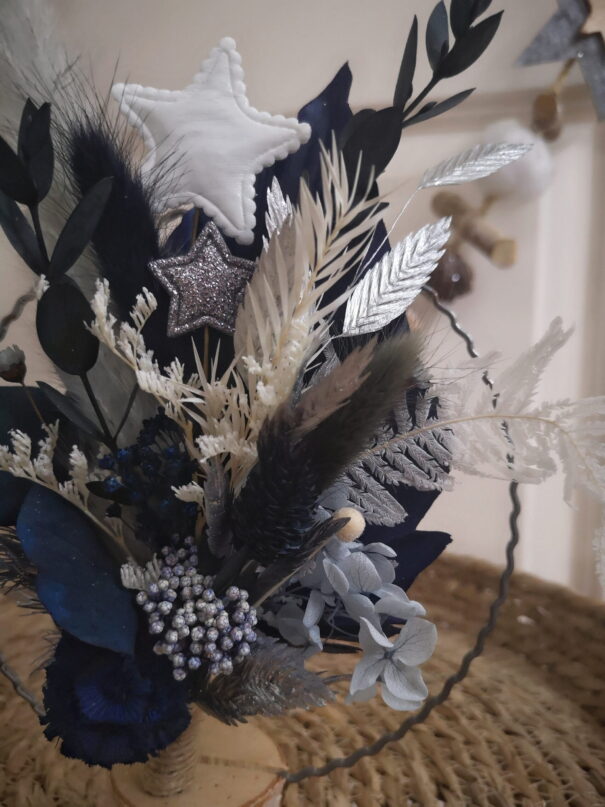 Cercle de fleurs séchées à poser - Prince Orgeat – Image 4