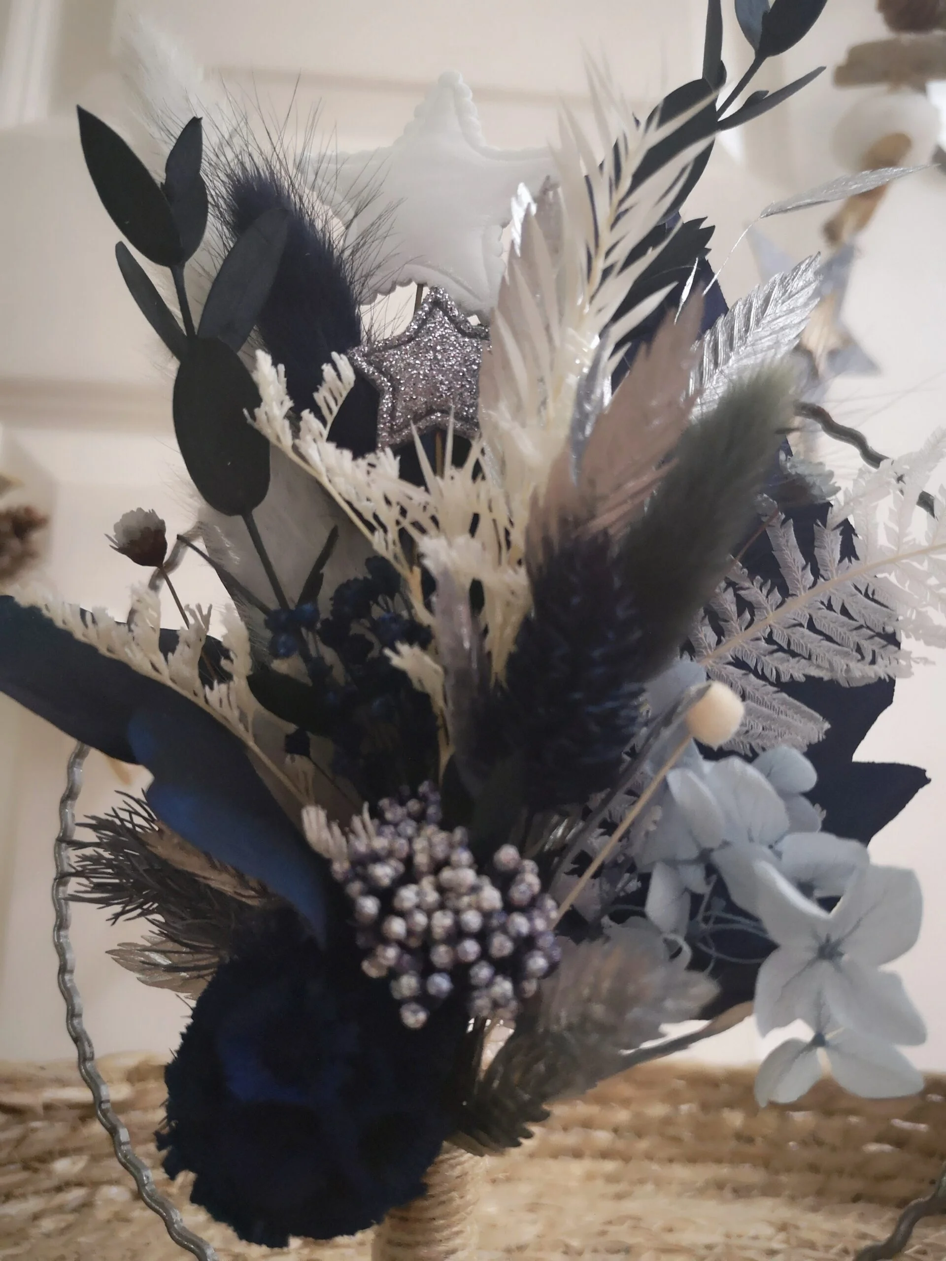 Cercle de fleurs séchées à poser - Prince Orgeat – Image 9