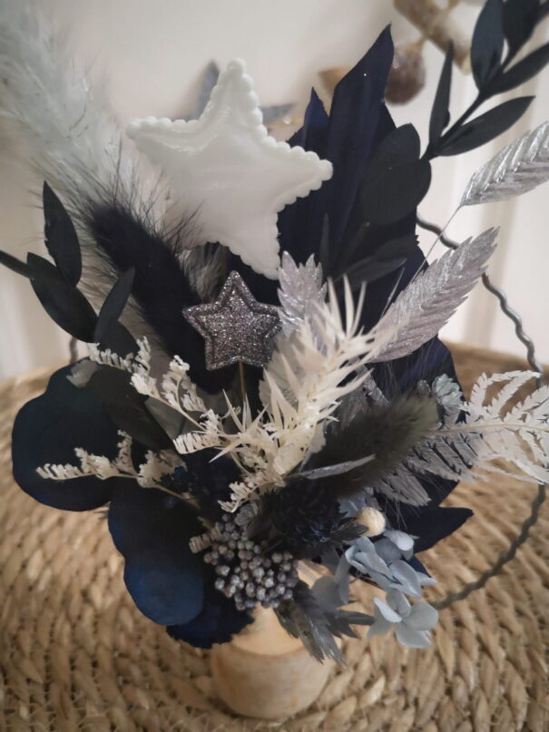 Cercle de fleurs séchées à poser - Prince Orgeat – Image 10