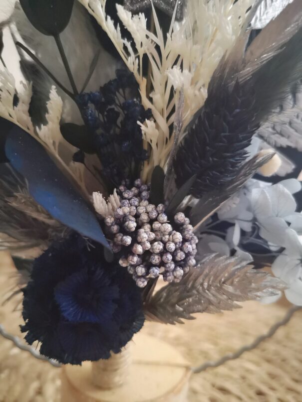 Cercle de fleurs séchées à poser - Prince Orgeat – Image 11