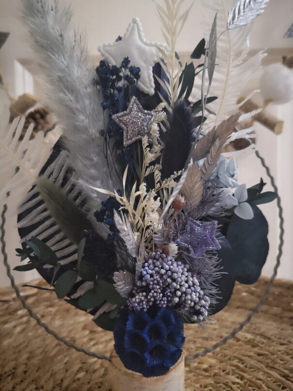 Cercle de fleurs séchées à poser - Prince Orgeat – Image 13