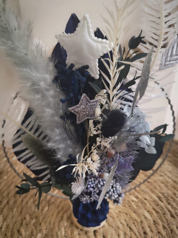 Cercle de fleurs séchées à poser - Prince Orgeat – Image 15