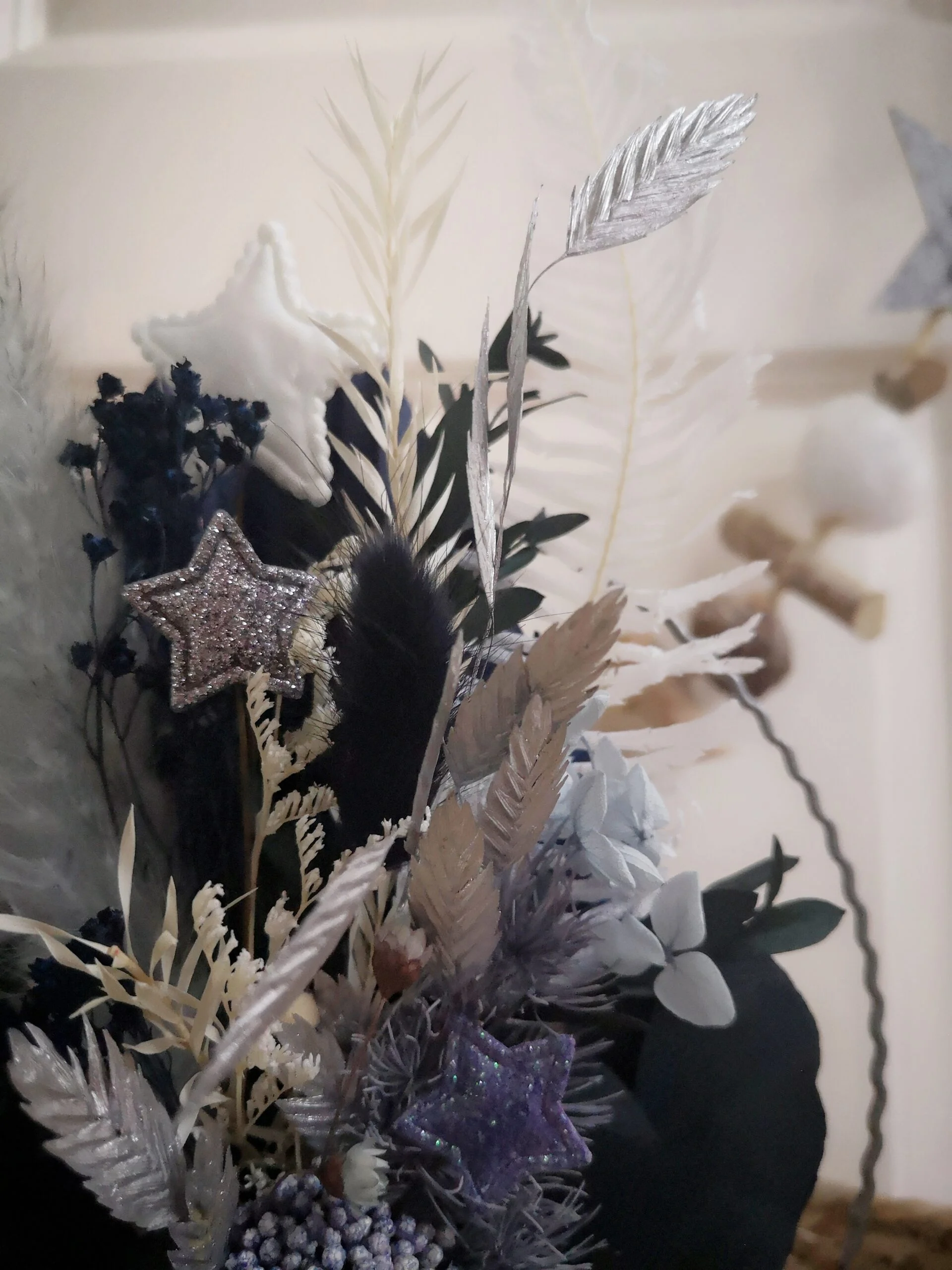 Cercle de fleurs séchées à poser - Prince Orgeat – Image 16