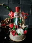 Cloche de fleurs séchées Noël, Casse-Noisette - Trépak – Image 7