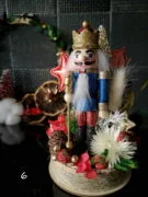 Cloche de fleurs séchées Noël, Casse-Noisette - Trépak – Image 13