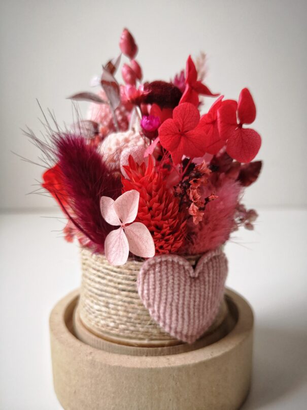 Cloche de fleurs séchées - Pluie de roses – Image 22