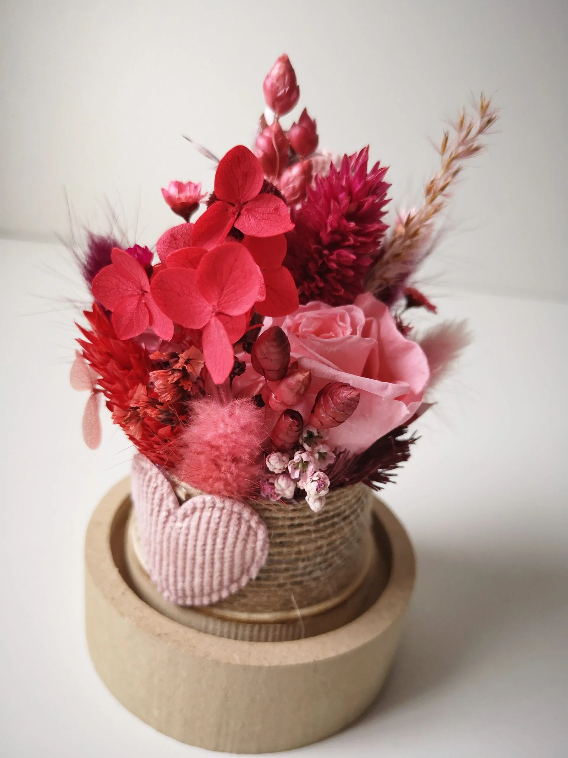 Cloche de fleurs séchées - Pluie de roses – Image 21