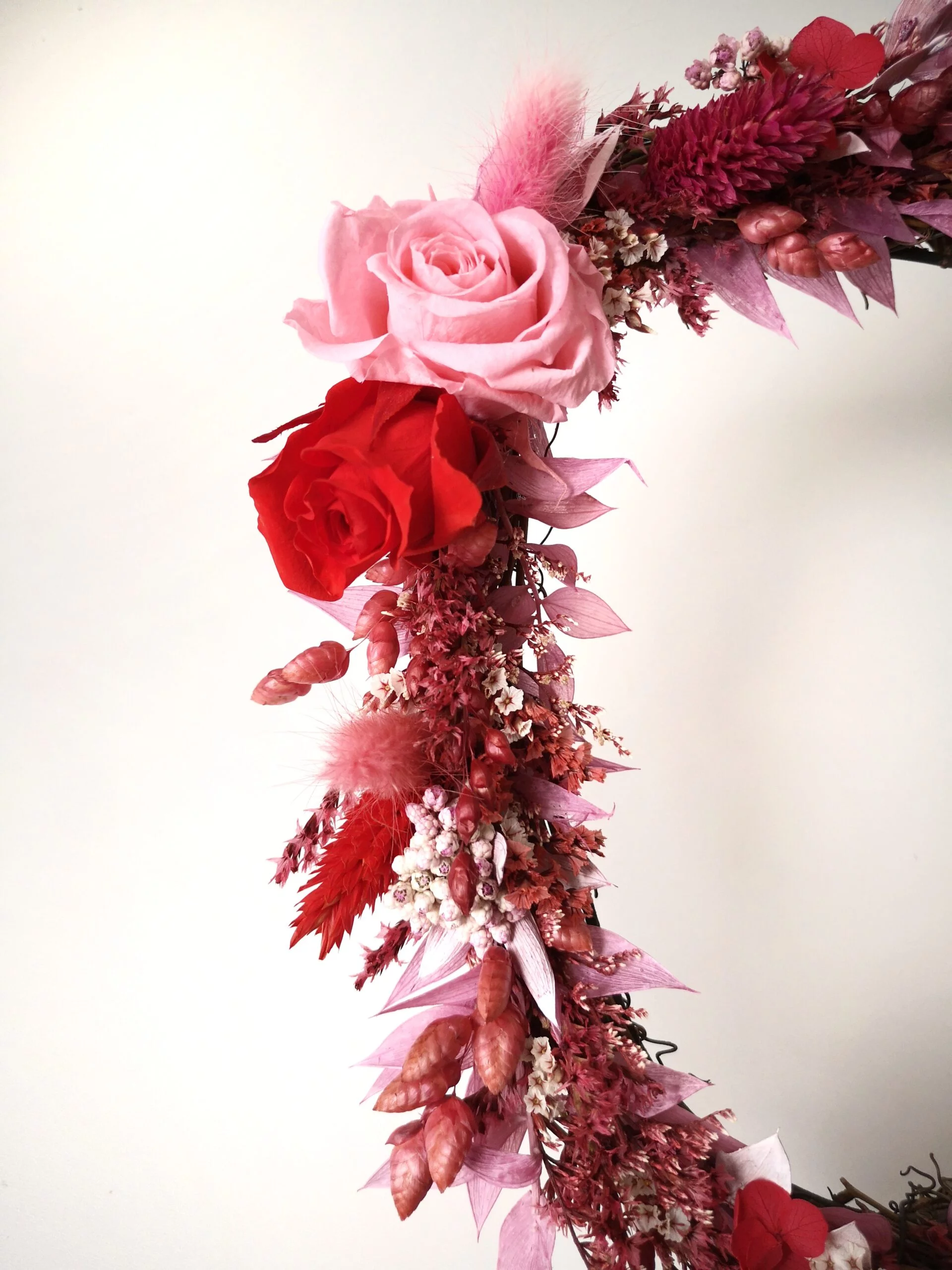 Cœur orné de fleurs séchées - Rosalba – Image 16