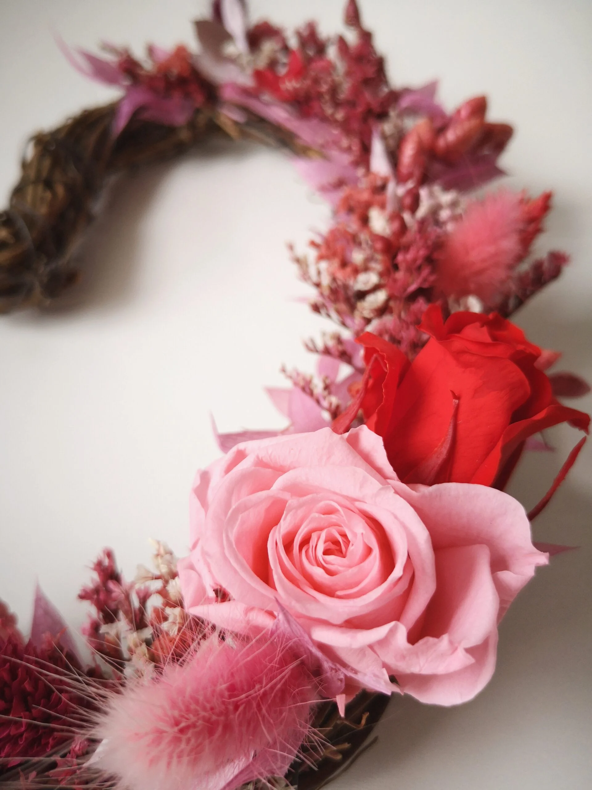 Cœur orné de fleurs séchées - Rosalba – Image 7