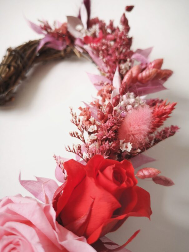 Cœur orné de fleurs séchées - Rosalba – Image 17