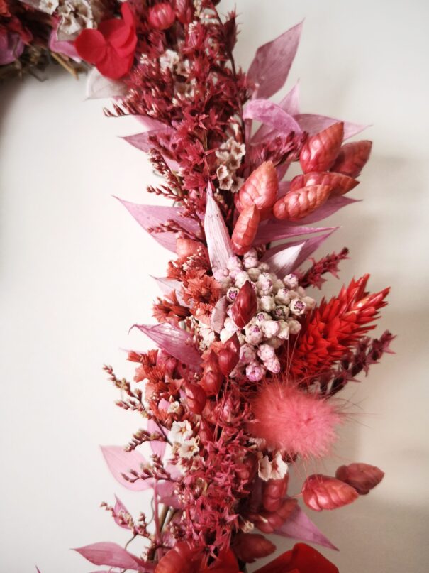Cœur orné de fleurs séchées - Rosalba – Image 18