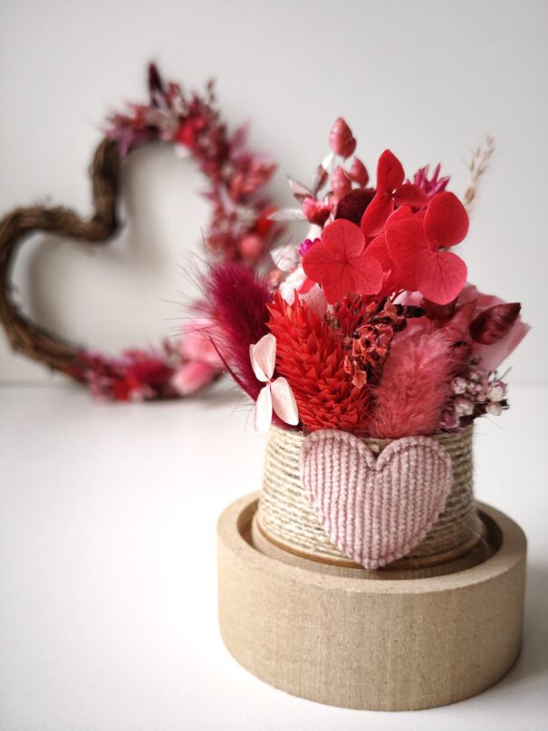 Cloche de fleurs séchées - Pluie de roses – Image 10