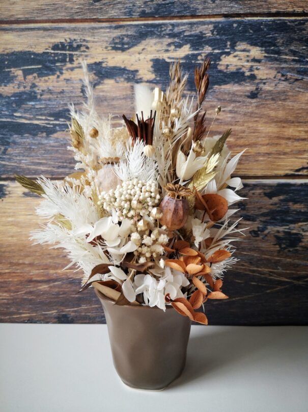 Petit bouquet de fleurs séchées à poser - "Eurëka" – Image 24