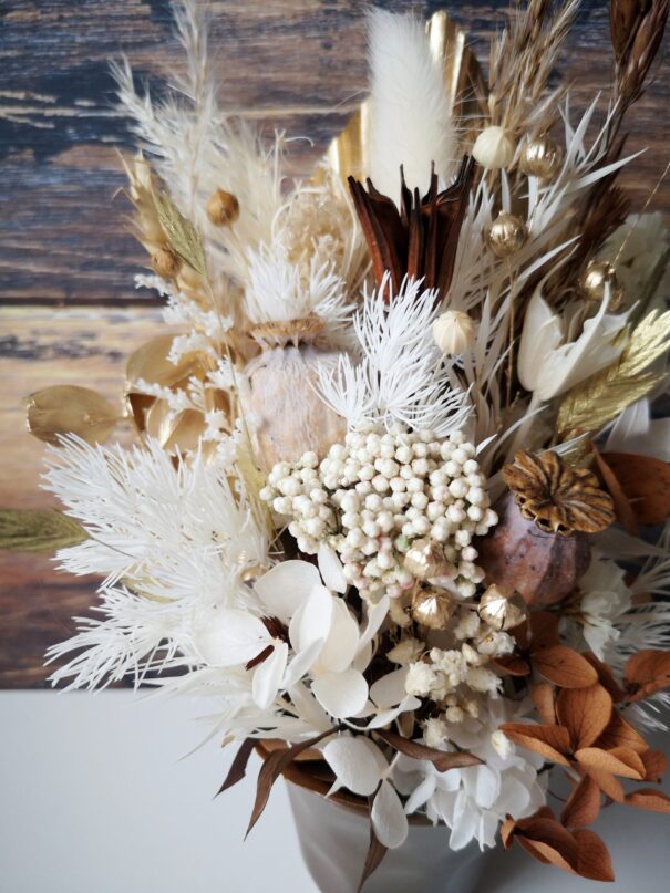 Petit bouquet de fleurs séchées à poser - "Eurëka" – Image 37