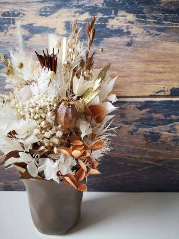 Petit bouquet de fleurs séchées à poser - "Eurëka" – Image 28