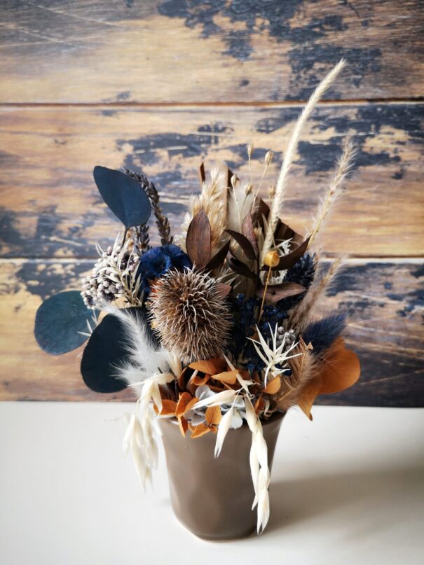 Petit bouquet de fleurs séchées à poser - "Eurëka" – Image 14