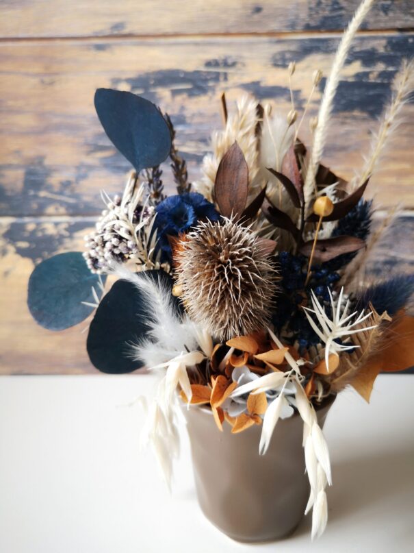 Petit bouquet de fleurs séchées à poser - "Eurëka" – Image 26