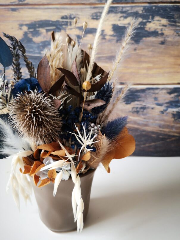 Petit bouquet de fleurs séchées à poser - "Eurëka" – Image 30