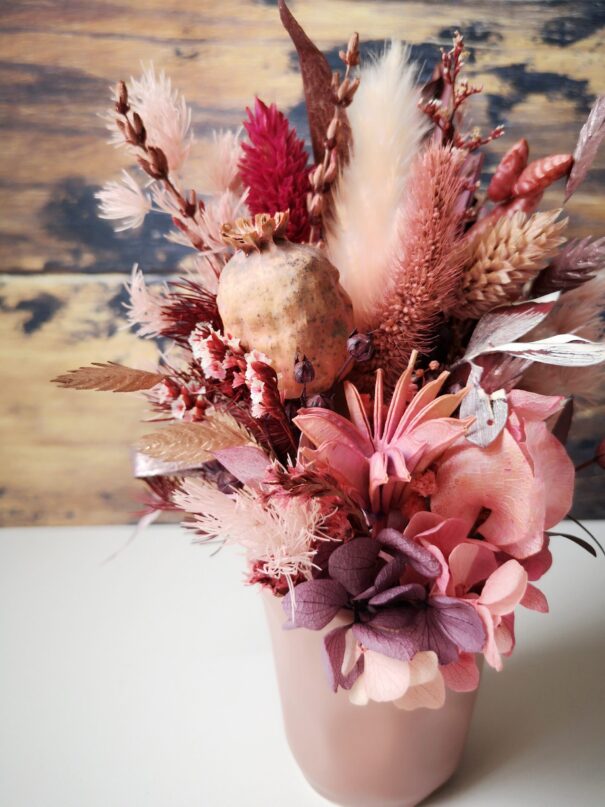 Petit bouquet de fleurs séchées à poser - "Eurëka" – Image 27