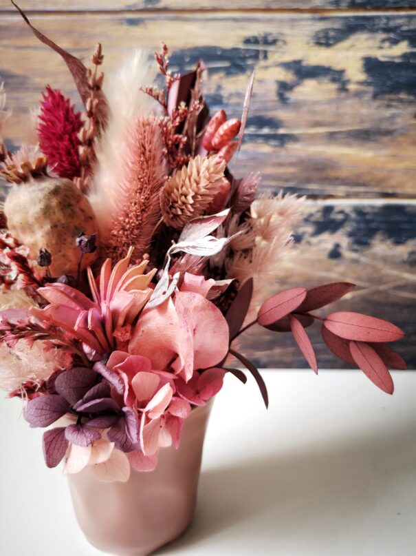 Petit bouquet de fleurs séchées à poser - "Eurëka" – Image 8