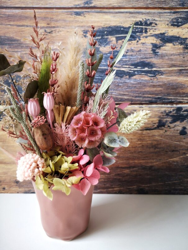 Petit bouquet de fleurs séchées à poser - "Eurëka" – Image 29