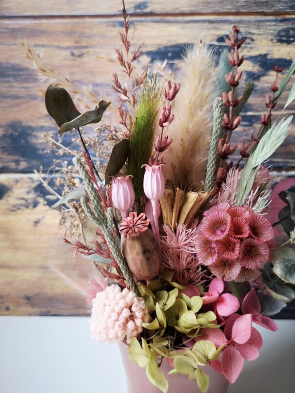 Petit bouquet de fleurs séchées à poser - "Eurëka" – Image 36
