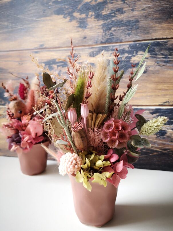 Petit bouquet de fleurs séchées à poser - "Eurëka" – Image 25