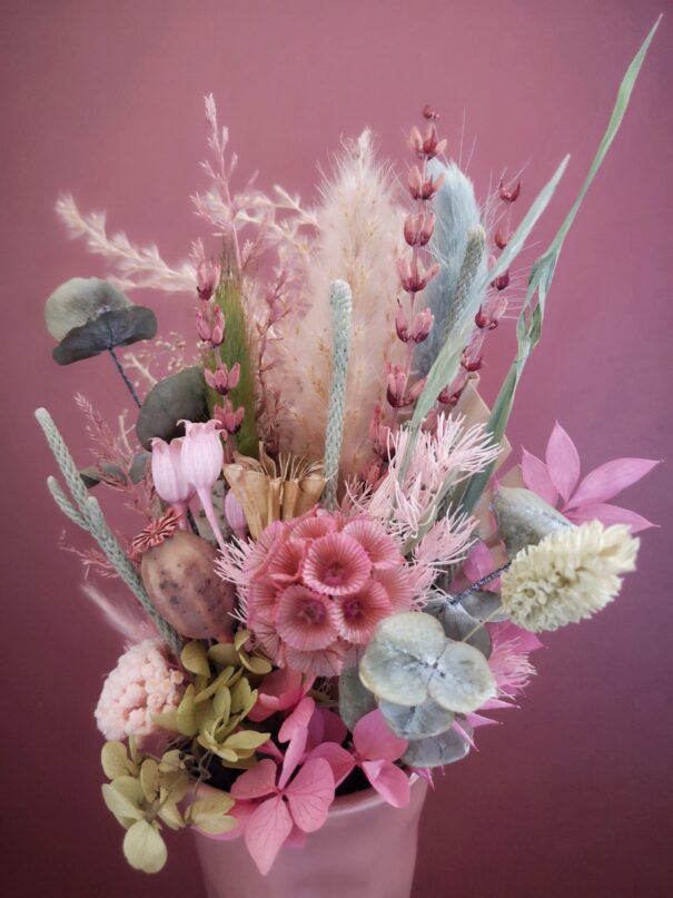 Petit bouquet de fleurs séchées à poser - "Eurëka" – Image 32