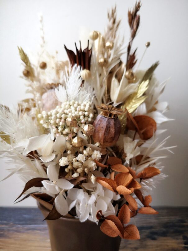 Petit bouquet de fleurs séchées à poser - "Eurëka" – Image 11