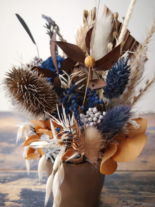 Petit bouquet de fleurs séchées à poser - "Eurëka" – Image 34