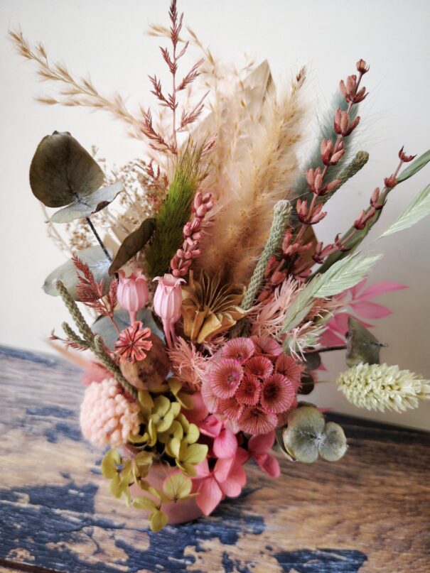 Petit bouquet de fleurs séchées à poser - "Eurëka" – Image 19