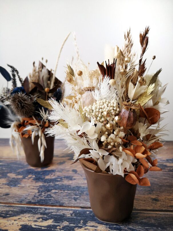Petit bouquet de fleurs séchées à poser - "Eurëka" – Image 12