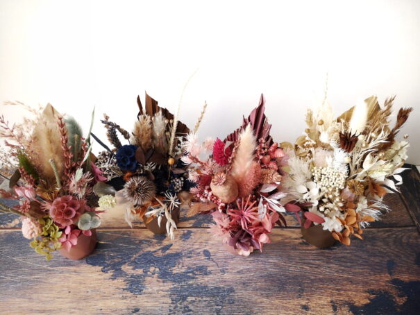 Petit bouquet de fleurs séchées à poser - "Eurëka" – Image 6