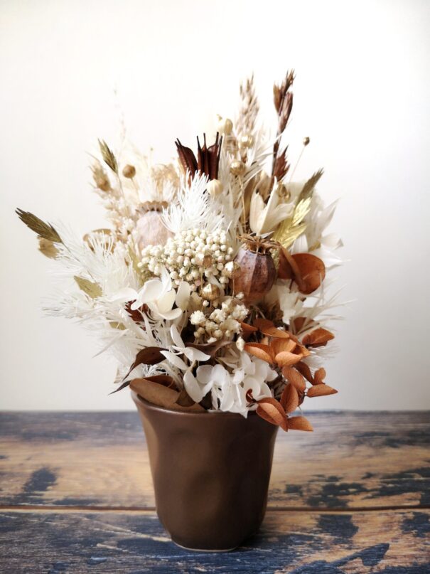 Petit bouquet de fleurs séchées à poser - "Eurëka" – Image 3